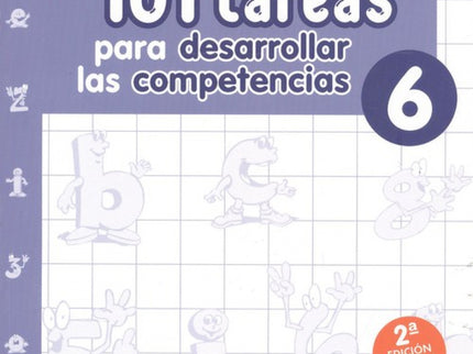 Portada del libro (20).lengua Y Matemat.6ºprim.(101 Tareas Desarrollar Comp.)
