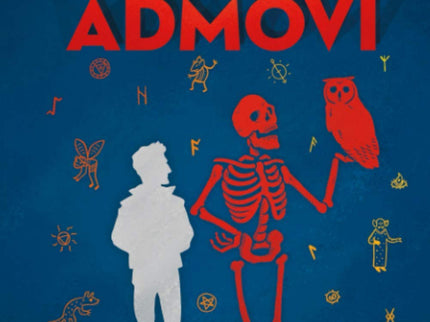 Libro El Admovi: Esta obra comienza con la «muerte» de su protagonista. Es en ese instante cuando comienzan sus aventuras: primero en el reino de los muertos y luego de vuelta en el de los vivos.