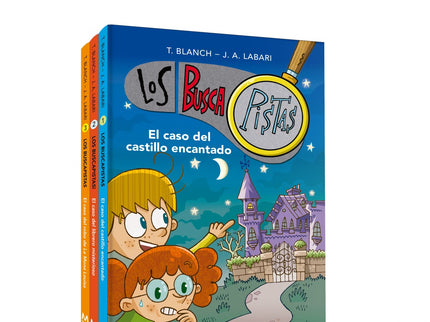 Libro Pack Los Buscapistas: El Caso Del Castillo Encantado # El Caso Del Librero Misterioso # El Caso Del Robo De La Mona Louisa (los Buscapistas 1-3): Únete a Pepa Pistas y a Maxi Casos y conviértete en todo un detective con este pack que contiene las tres primeras aventuras de «Los BuscaPistas». El caso del castillo encantado Pepa y Maxi han decidido abrir una agencia de detectives en la casita de madera abandonada de Pulgas, el perro de Pepa.