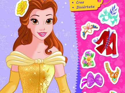 Princesas. Vísteme Con Pegatinas