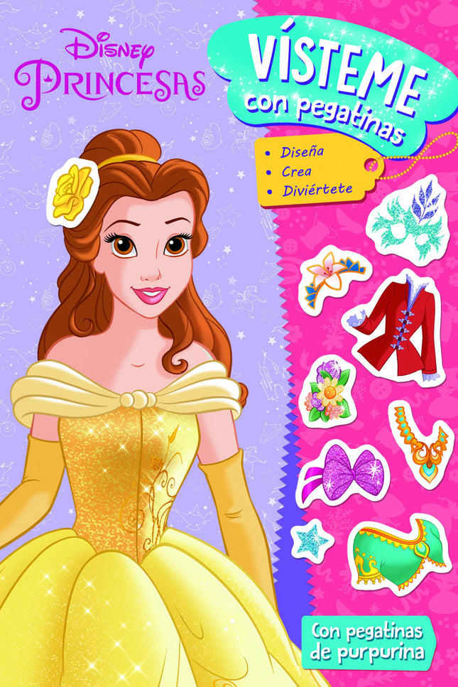 Princesas. Vísteme Con Pegatinas