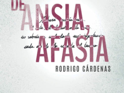 Libro De Ansia, Afasia: En este libro solo se muestra una lucha, una batalla de incontables enfrentamientos donde la mente siempre intenta defenderse de la locura, la soledad y el sufrimiento. Utilizando arma la poesía, la escritura, para no acabar perdido en la batalla.
