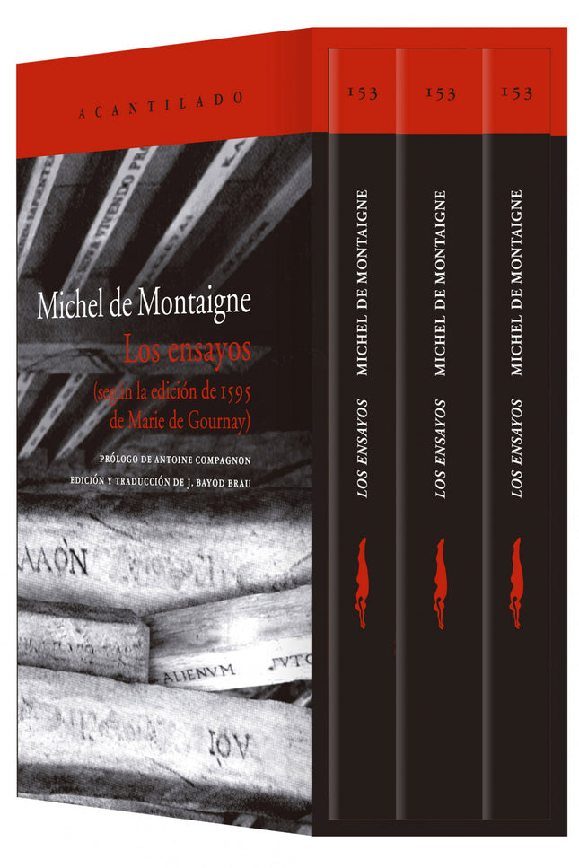 Los Ensayos (estuche Con Tres Volúmenes)