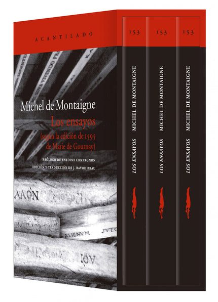 Los Ensayos (estuche Con Tres Volúmenes)