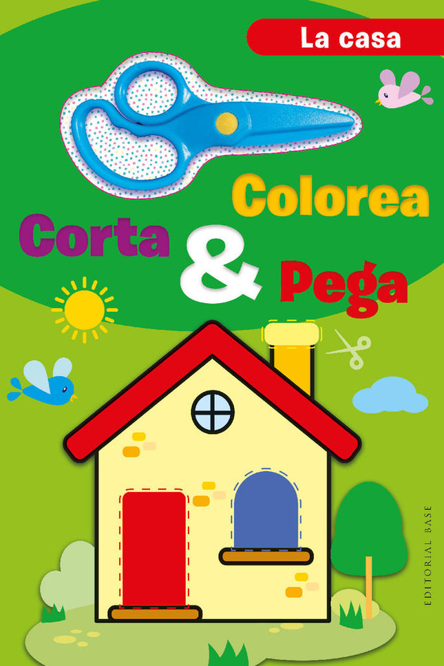 COLOREA, CORTA Y PEGA. EN CASA - Caramel - Tapa blanda