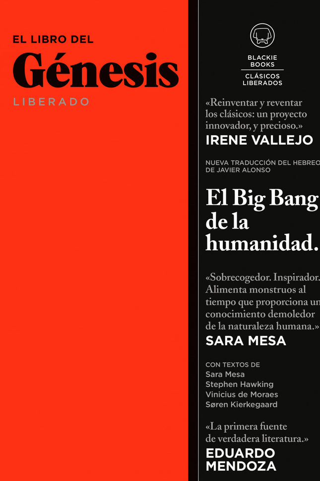 EL LIBRO DEL GENESIS . **2-CLASICOS LIBERADOS/BLACKIE BOOKS** - Anónimo - OTRO FORMATO LIBRO