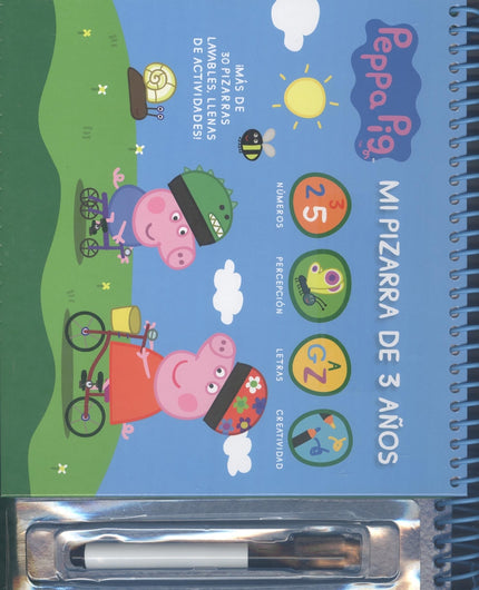 Peppa Pig - Mi Pizarra De 3 Años