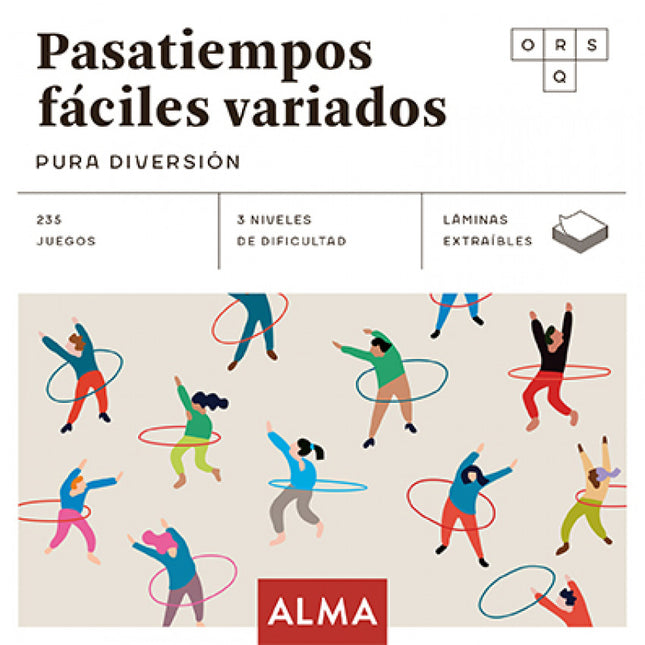 Pasatiempos Fáciles Variados. Pura Diversión