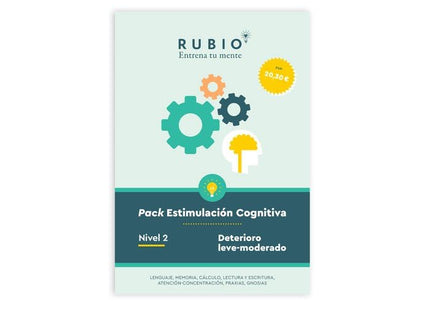 Pack Estimulación Cognitiva. Nivel 2 (deterioro Leve-moderado)