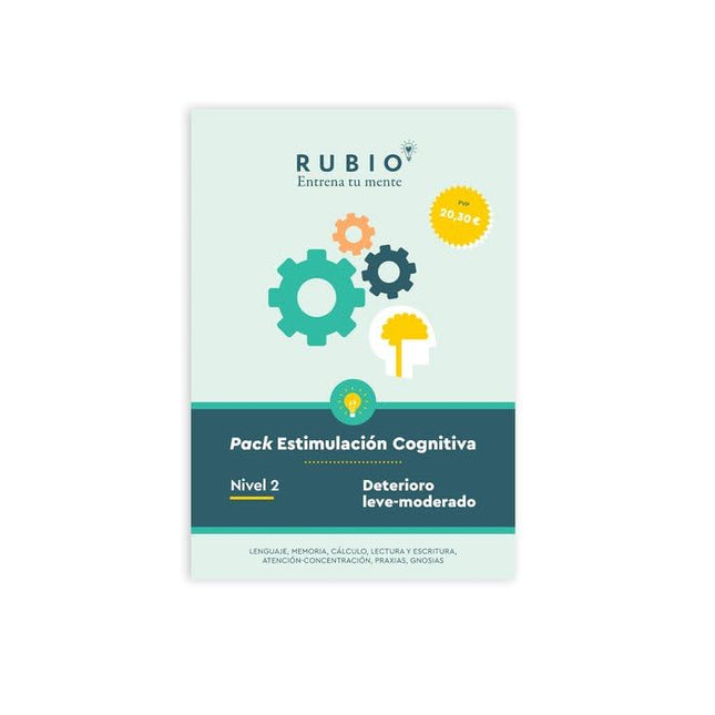 Pack Estimulación Cognitiva. Nivel 2 (deterioro Leve-moderado)