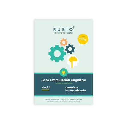 Pack Estimulación Cognitiva. Nivel 2 (deterioro Leve-moderado)