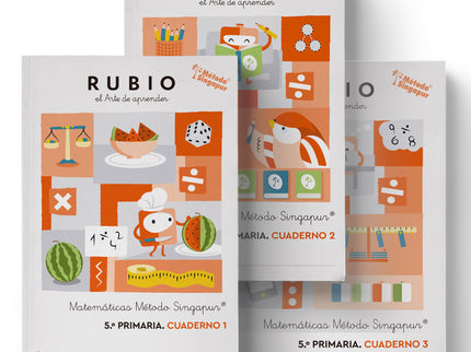 Matemáticas Método Singapur 5.º Primaria Rubio