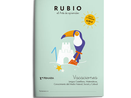 VACACIONES RUBIO 1ºEP 24 - Aa.vv - RUSTICA
