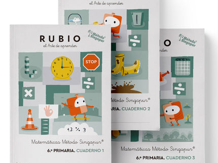 Matemáticas Método Singapur 6.º Primaria Rubio