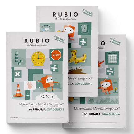 Matemáticas Método Singapur 6.º Primaria Rubio