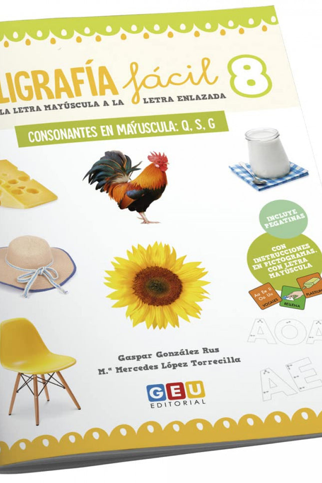 Caligrafia Facil:consonantes En Mayuscula Q, S, G