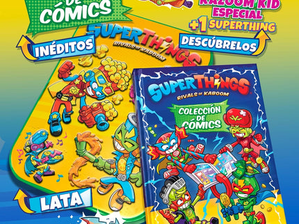 Libro Coleccionista Cómics Superthings - Neon Power
