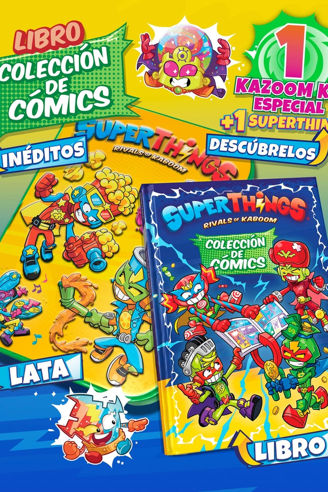 Libro Coleccionista Cómics Superthings - Neon Power
