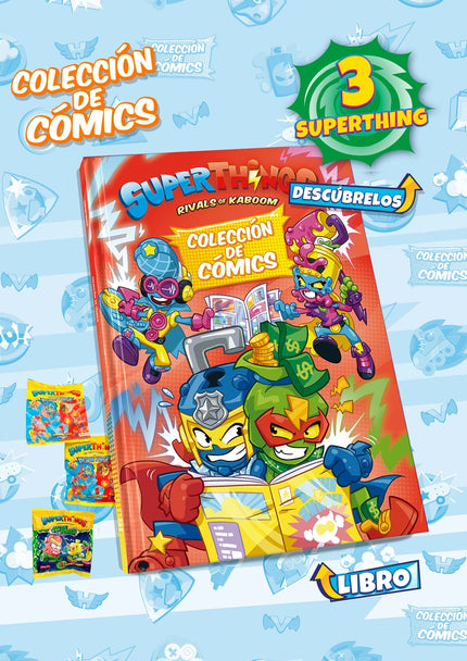 Libro Coleccionista Cómics Superthings - Rescue Force