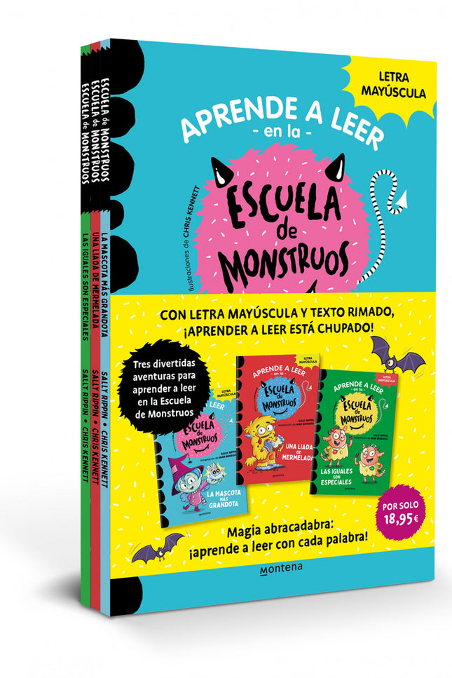 Pack Escuela De Monstruos (la Mascota Más Grandota, Una Liada De Mermelada, Las