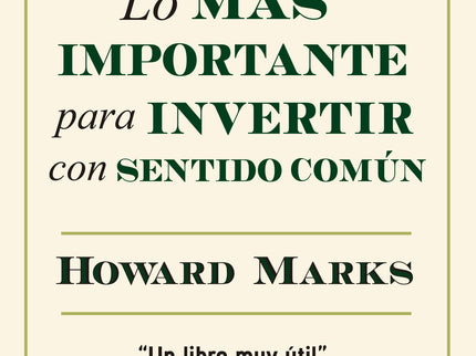Lo Más Importante Para Invertir Con Sentido Común Ne