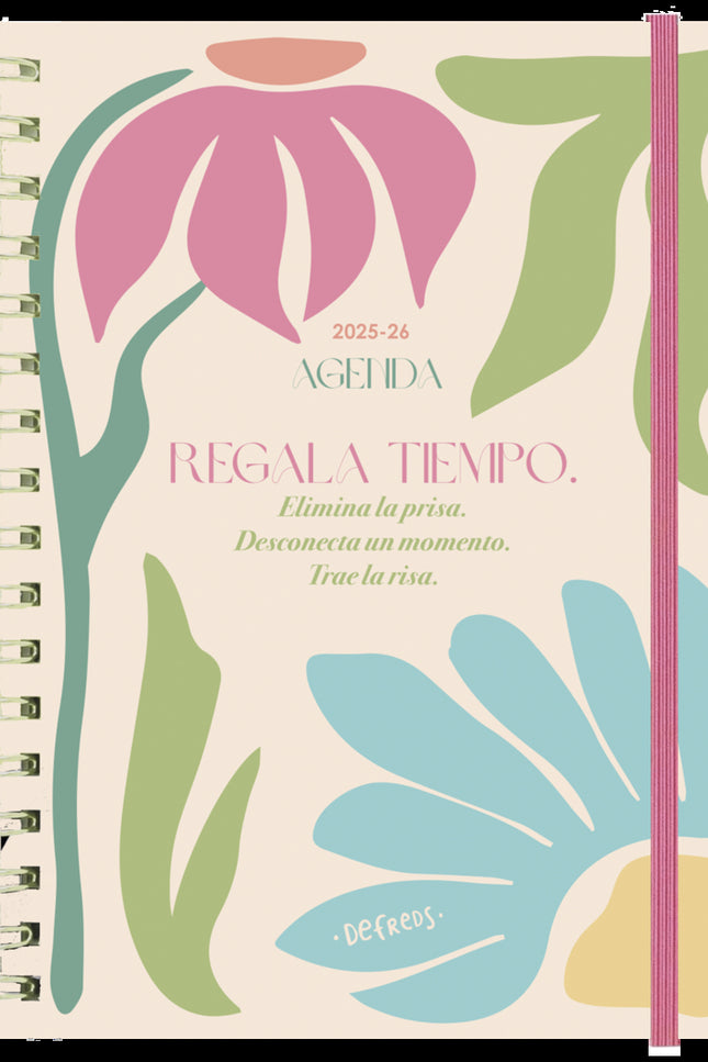 Agenda Escolar Semanal 2025-2026 Defreds
