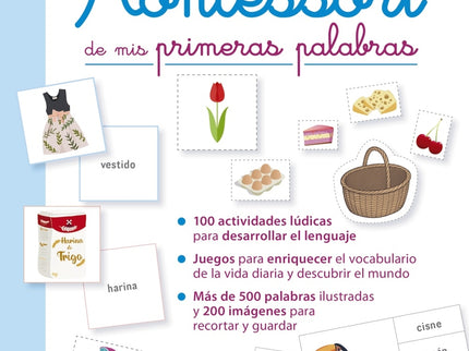 Gran Cuaderno Montessori De Mis Primeras Palabras