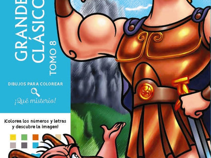 Dibujos Para Colorear. ¡qué Misterio! Grandes Clásicos Tomo 8