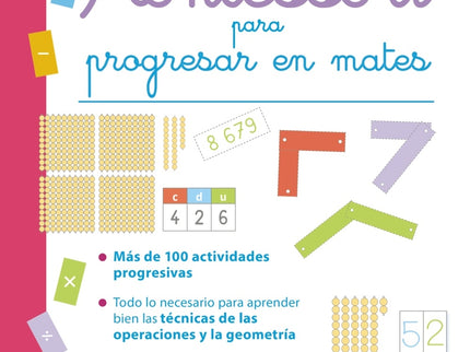 Gran Cuaderno Montessori Para Progresar En Mates. A Partir De 7 Años