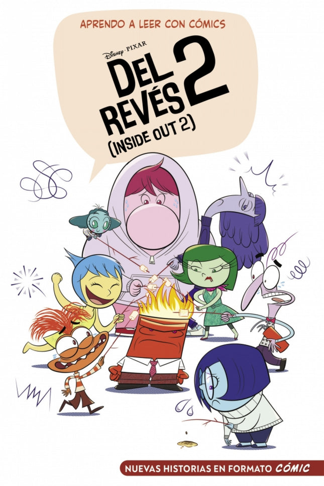 Aprendo A Leer Con Cómics Disney - Las Nuevas Aventuras De Del Revés 2