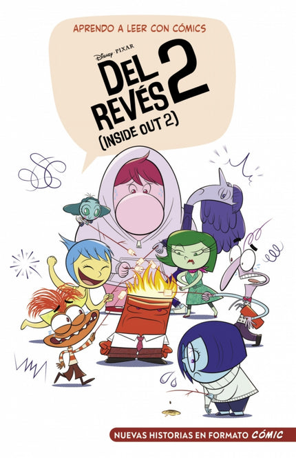 Aprendo A Leer Con Cómics Disney - Las Nuevas Aventuras De Del Revés 2