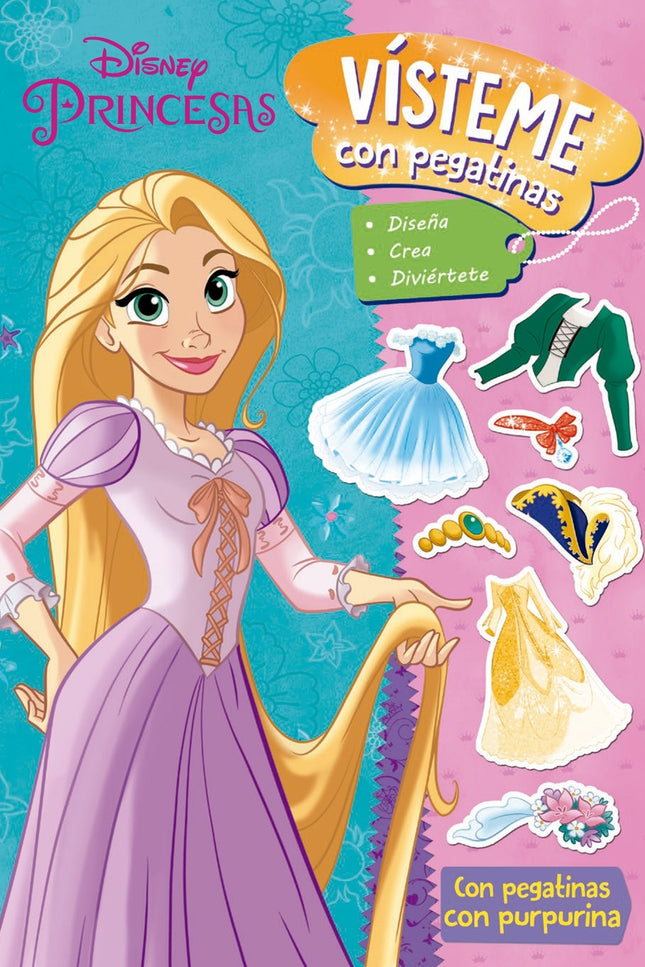 Princesas. Vísteme Con Pegatinas 2