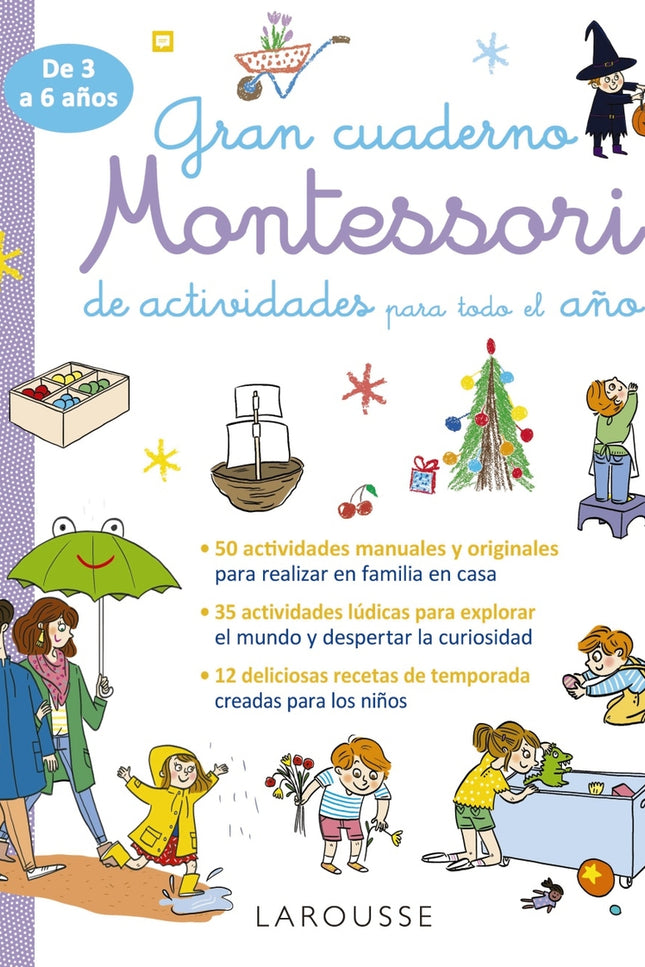 Gran Cuaderno Montessori De Actividades Para Todo El Año