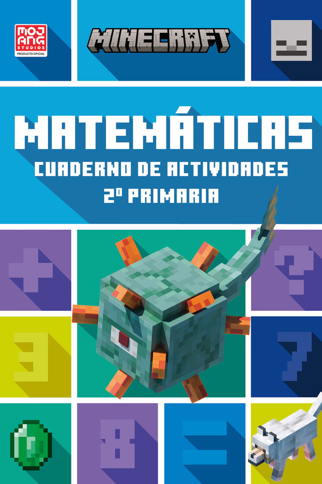Minecraft Oficial: Cuaderno De Actividades, Matemáticas 2.º Primaria