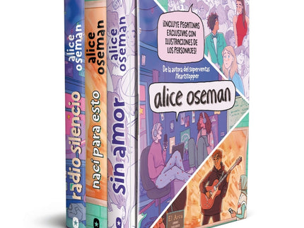 Estuche Alice Oseman: Sin Amor, Nací Para Esto, Radio Silencio