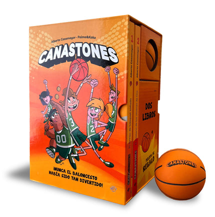 Estuche Canastones: 2 Libros + Pelota