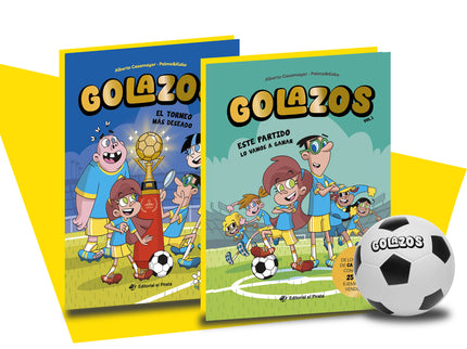 Estuche Golazos: 2 Libros + Pelota