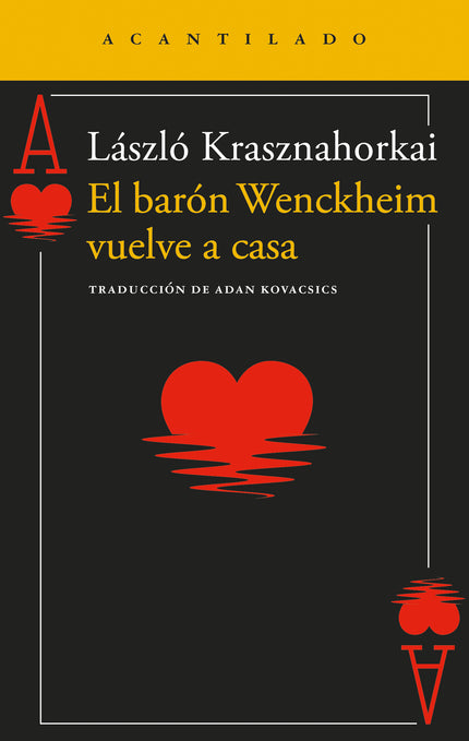 EL BARON WENCKHEIM VUELVE A CASA - László Krasznahorkai - Libro