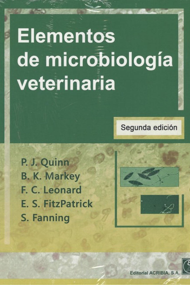 Portada del libro Elementos De Microbiología Veterinaria