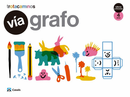 Libro Vía Grafo 4 Años Talleres Y Rincones: .