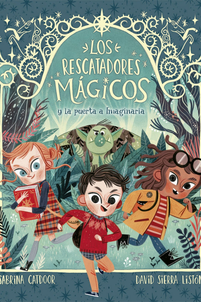 Libro Los Rescatadores Mágicos Y La Puerta A Imaginaria: En casa de la abuela hay una gatera. Tiene unos símbolos muy raros dibujados.