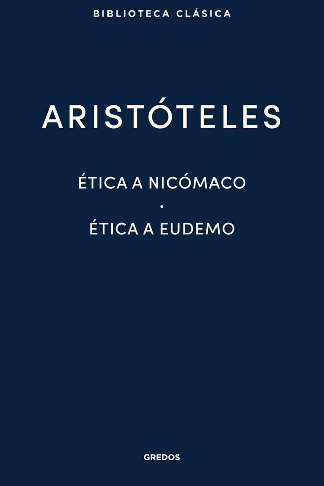 Libro Etica A Nicomaco-etica A Eudemo- Aristoteles: Traducción y notas de J. Pallí Bonet.