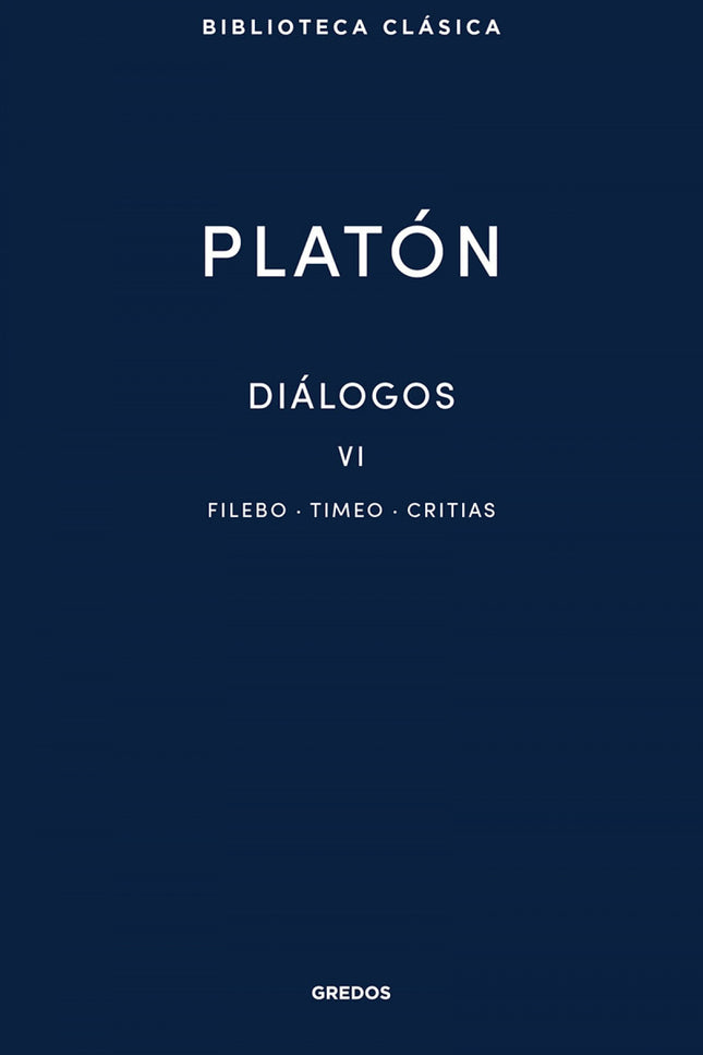 38. Diálogos Vi. Filebo, Timeo, Critias
