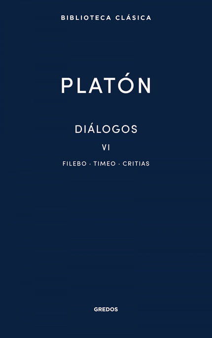 38. Diálogos Vi. Filebo, Timeo, Critias