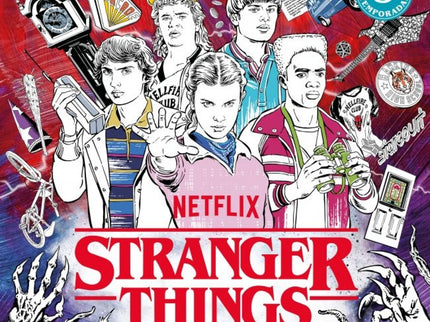 Stranger Things. El libro oficial para colorear de la serie completa - Netflix - Tapa blanda