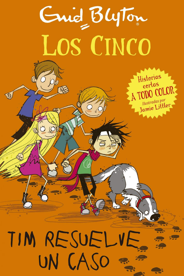 Libro Tim Resuelve Un Caso: Los Cinco ven cómo secuestran a un niño en la playa y deciden ir a rescatarlo. Pero ¿adónde 