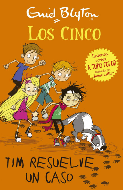 Libro Tim Resuelve Un Caso: Los Cinco ven cómo secuestran a un niño en la playa y deciden ir a rescatarlo. Pero ¿adónde 
