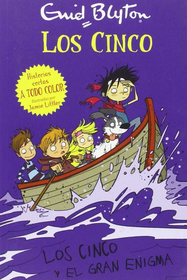 Libro Los Cinco Y El Gran Enigma: Estos relatos inéditos de Enid Blyton, con muchas ilustraciones a todo color, son una 