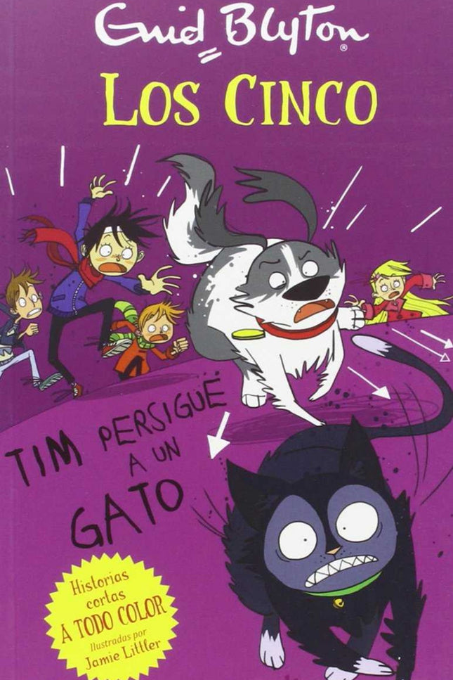 Libro Tim Persigue Un Gato: Estos relatos inéditos de Enid Blyton, con muchas ilustraciones a todo color, son una introd