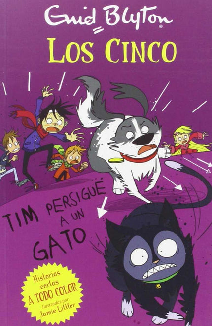 Libro Tim Persigue Un Gato: Estos relatos inéditos de Enid Blyton, con muchas ilustraciones a todo color, son una introd